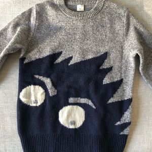 JCrew navy wool sweater size 6/7 NWOT